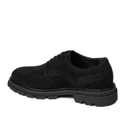 Men casual shoes 989 black velour 01