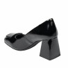 Women stylish, elegant shoes 1324 patent black