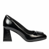 Women stylish, elegant shoes 1324 patent black
