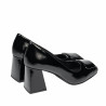 Women stylish, elegant shoes 1324 patent black