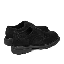 Men casual shoes 989 black velour 01