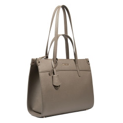 Women shoulder bag 047g taupe caviar