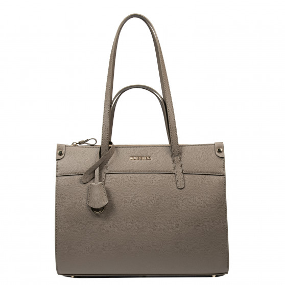 Women shoulder bag 047g taupe caviar