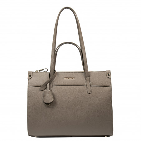 Women shoulder bag 047g taupe caviar