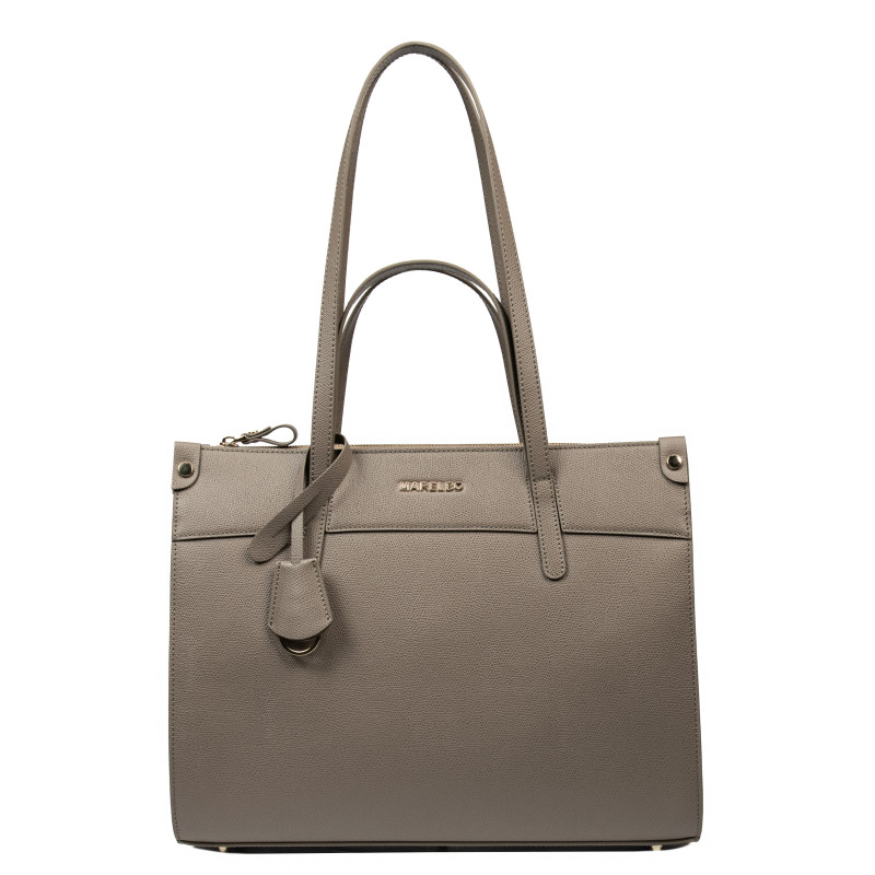 Women shoulder bag 047g taupe caviar