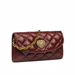 Women shoulder bag 048g burgundy