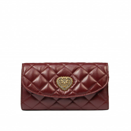Women shoulder bag 048g burgundy