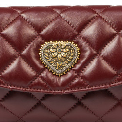 Women shoulder bag 048g burgundy
