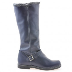Women knee boots 3248 biz indigo