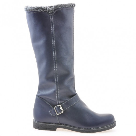 Women knee boots 3248 biz indigo