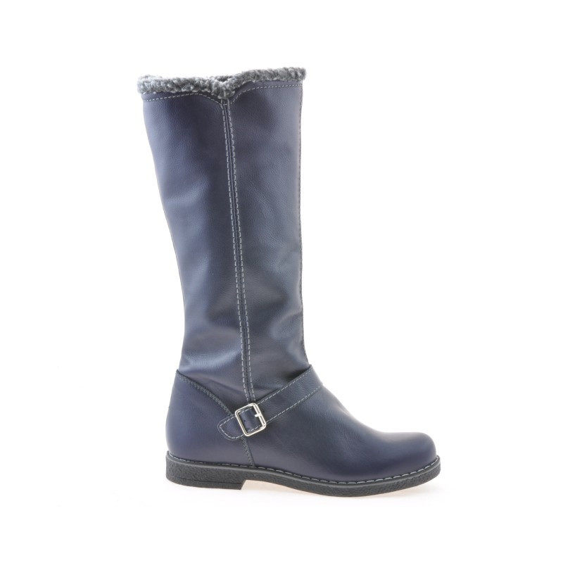 Women knee boots 3248 biz indigo