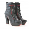 Women boots 3261 black+red