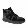 Teenagers boots 4012 bufo black+gray