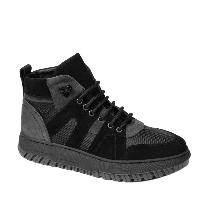 Teenagers boots 4012 bufo black+gray