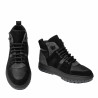 Teenagers boots 4012 bufo black+gray