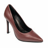 Women stylish, elegant shoes 1302 brown