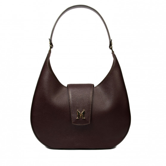 Women shoulder bag 050g dark burgundy