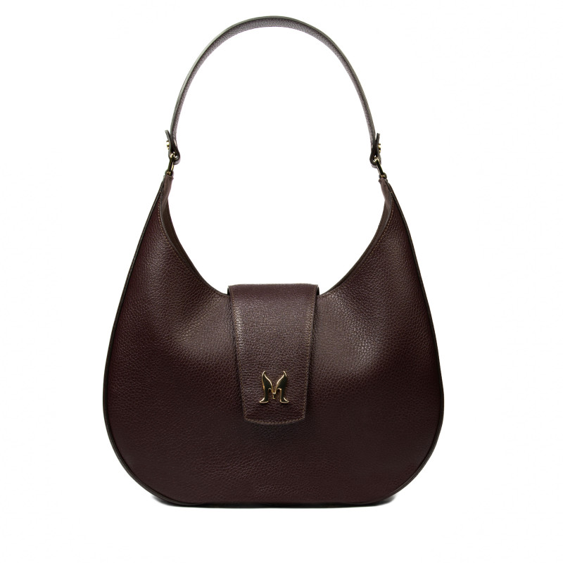 Women shoulder bag 050g dark burgundy