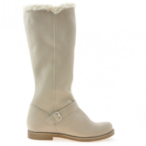 Women knee boots 3248 biz beige