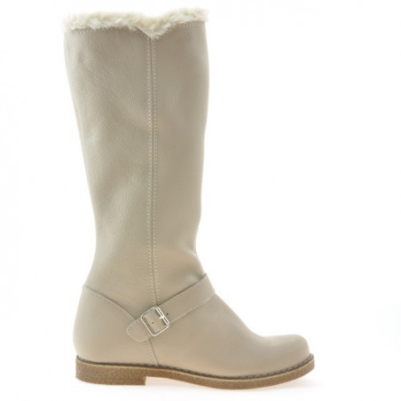 Women knee boots 3248 biz beige