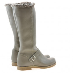 Women knee boots 3248 biz kaki