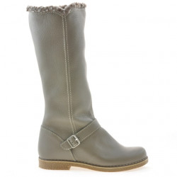 Women knee boots 3248 biz kaki