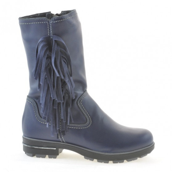 Children knee boots 3208 indigo