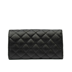 Women shoulder bag 048g 01 black caviar