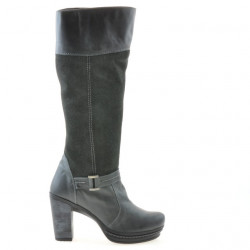 Women knee boots 3234 antracit 
