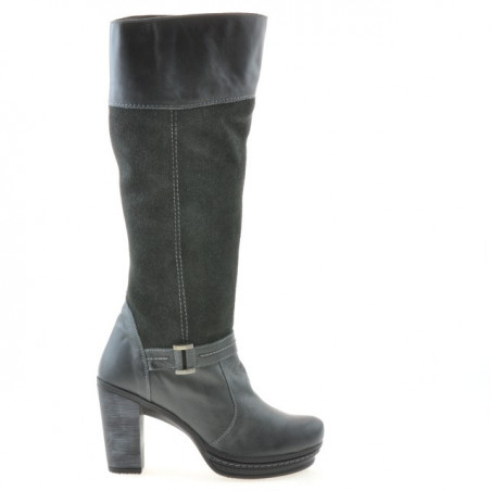 Women knee boots 3234 antracit 