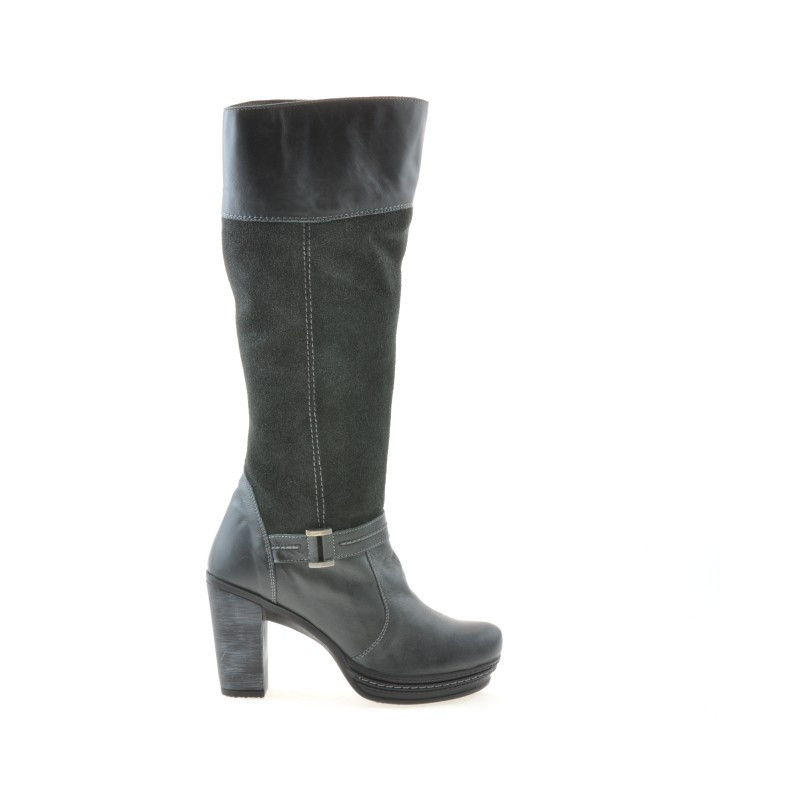 Women knee boots 3234 antracit 