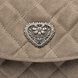 Women shoulder bag 048g 01 suede sandstone