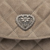 Women shoulder bag 048g 01 suede sandstone