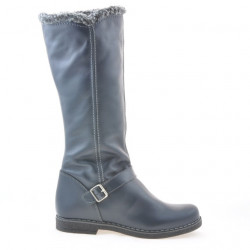 Women knee boots 3248 indigo 