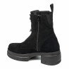 Women boots 3418 black velour