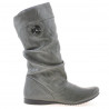 Women knee boots 257 crep gray