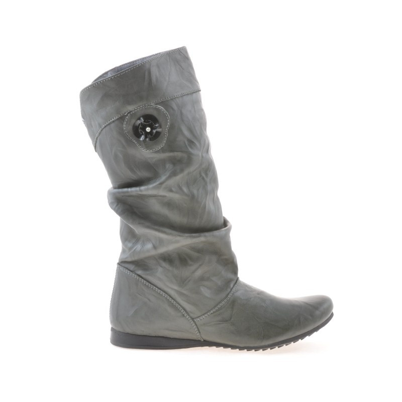 Women knee boots 257 crep gray