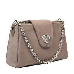 Women shoulder bag 051g 01 camoscio sandstone