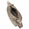 Women hand bag 037-1g 01 suede sandstone