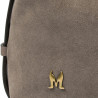Women hand bag 037-1g suede sandstone