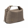 Women hand bag 037-1g suede sandstone