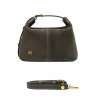 Women hand bag 037-1g suede olive