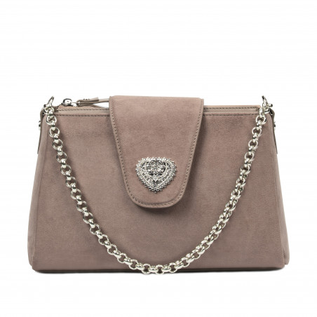 Women shoulder bag 051g 01 camoscio sandstone