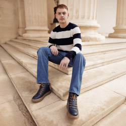 Men boots 4152 indigo combined lifestyle