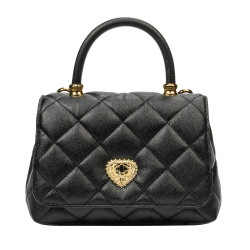 Women shoulder bag 049g black caviar