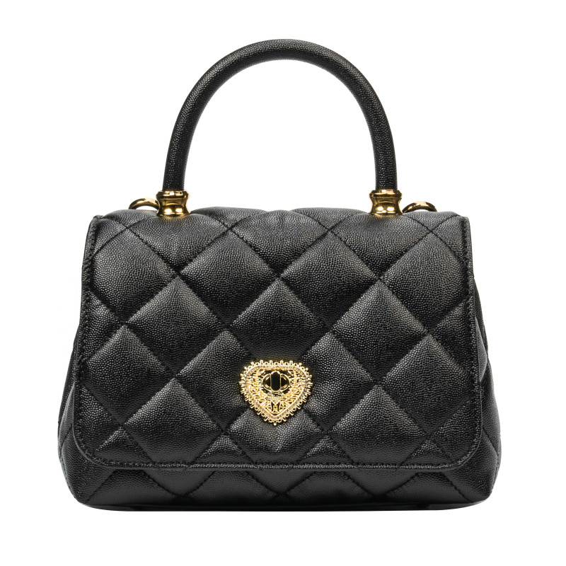 Women shoulder bag 049g black caviar