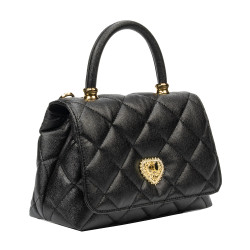 Women shoulder bag 049g black caviar