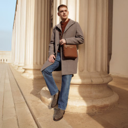 Men casual shoes 989 gray velour lifestyle