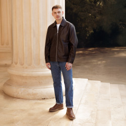 Men boots 4152 brown combined lifestyle