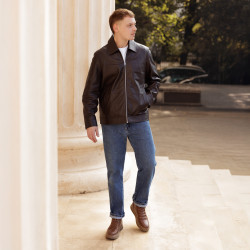 Men boots 4152 brown combined lifestyle